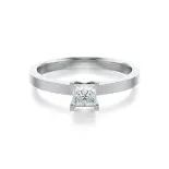 Pierścionek z białego złota z diamentem AJPZ_117